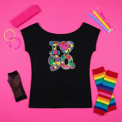 80s Fancy Dress Women’s Retro Party Outfit Set